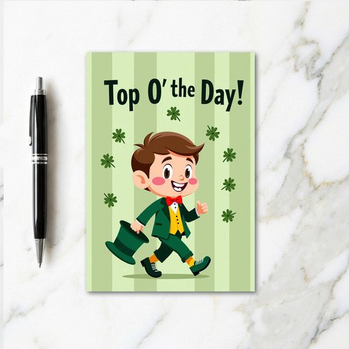 Lucky Boy St Patricks Day Card