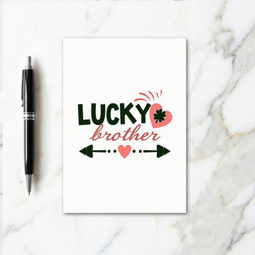 Lucky Brother Keepsake Card