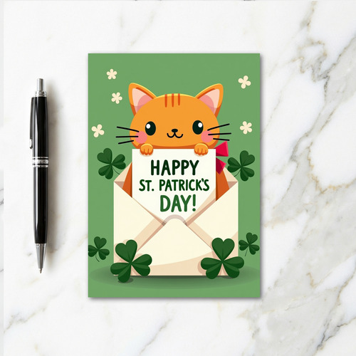 Lucky Cat Happy Day Card