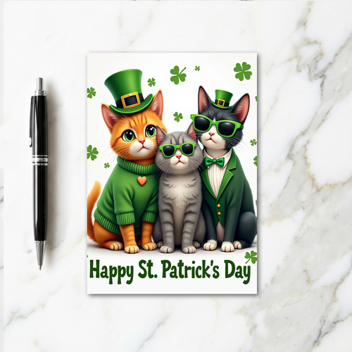 Lucky Cats For Husband Card