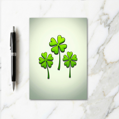 Lucky Clover Art Style Card