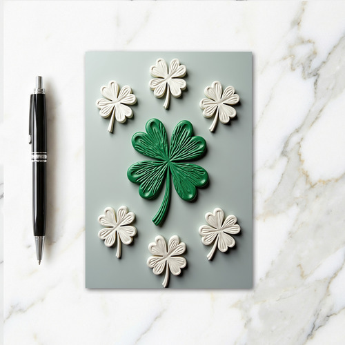 Lucky Clover Card For Husband