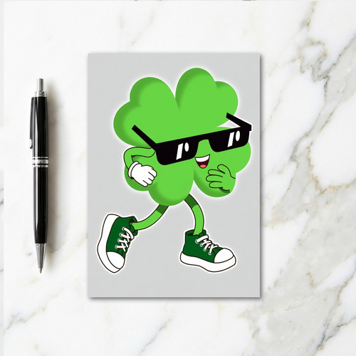 Lucky Clover Cool Dude Card