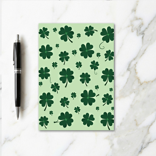Lucky Clover Field Happy Card