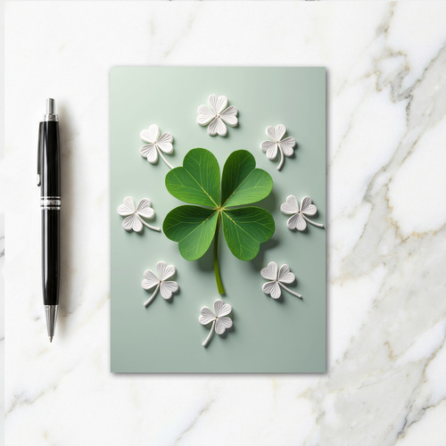 Lucky Clover Fine Art Card