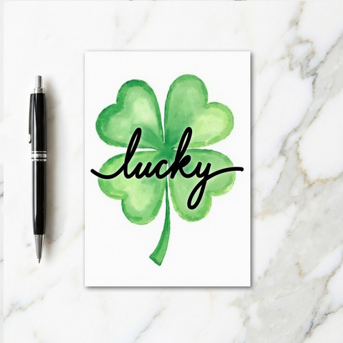 Lucky Clover For Partner Card