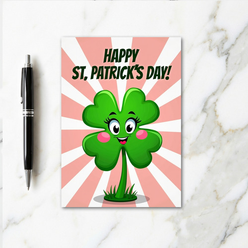 Lucky Clover Happy Day Card