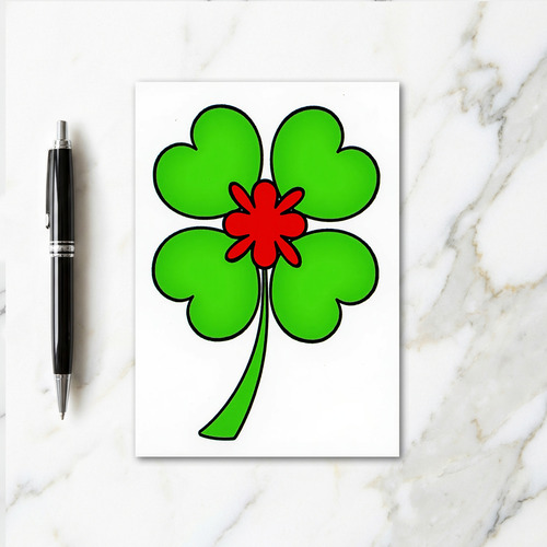 Lucky Clover Simple Joy Card