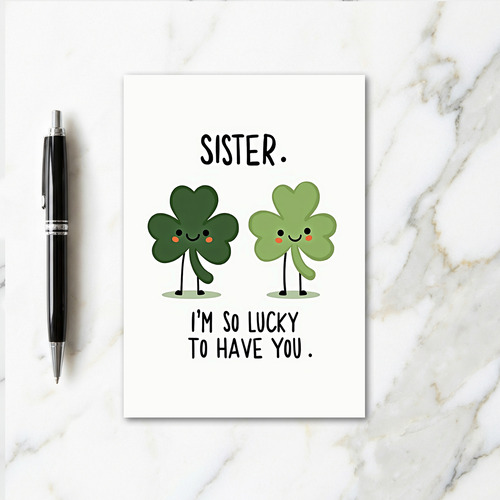 Lucky Clover Sister Card