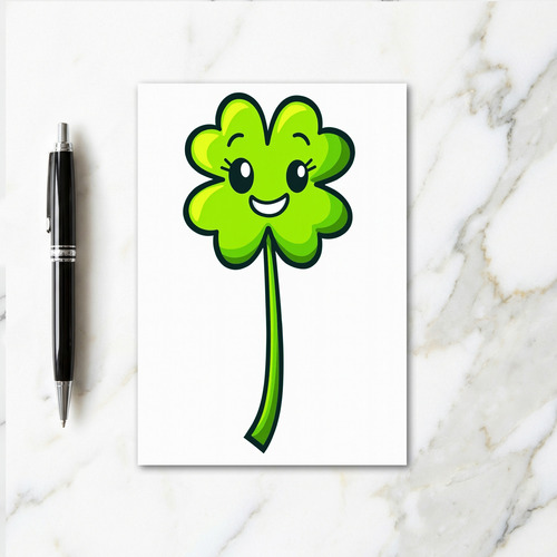 Lucky Clover Smile Card