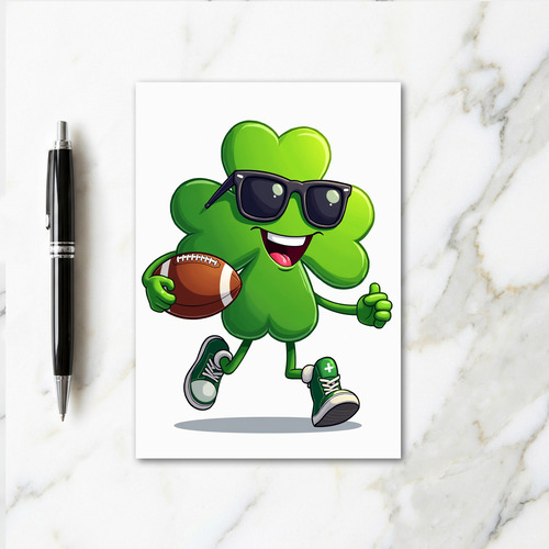 Lucky Clover Sporty Cool Card