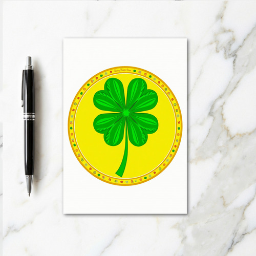 Lucky Clover Sunny Fields Card