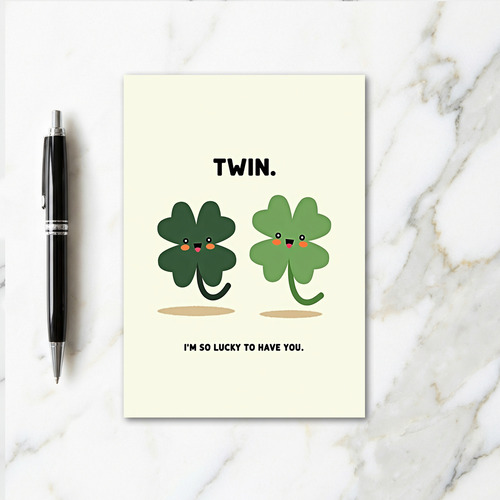 Lucky Clovers Loving You Card