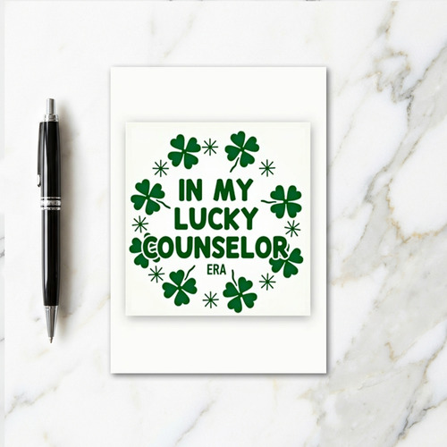 Lucky Counselor Era Best Wishes Card