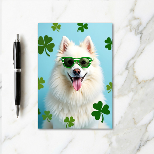 Lucky Dog Happy St Patricks Card