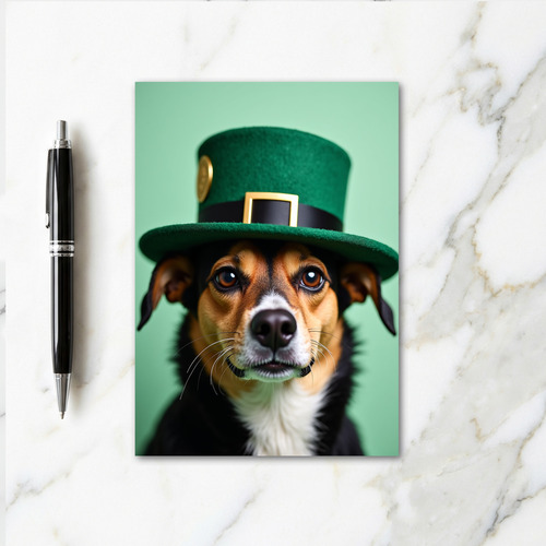 Lucky Dog Irish Fun Card