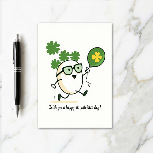 Lucky Egg St Patricks Day Card
