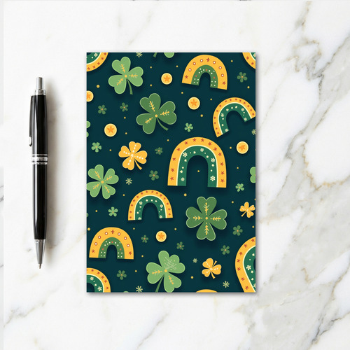 Lucky Faux Gold Foil Pattern Card