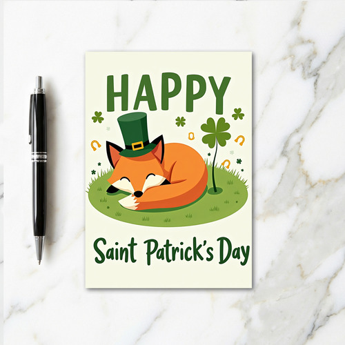 Lucky Fox Happy Day Card