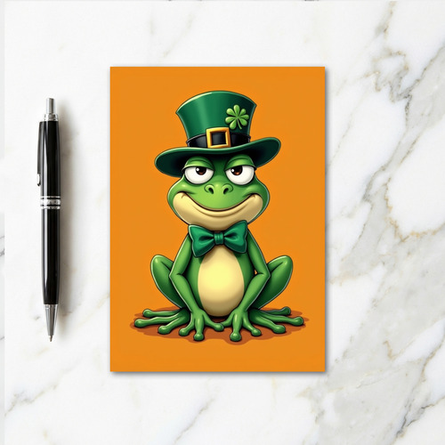 Lucky Frog Celebration Card