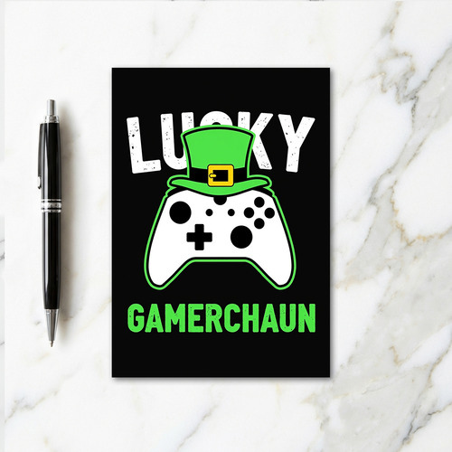Lucky Gamerchaun Card