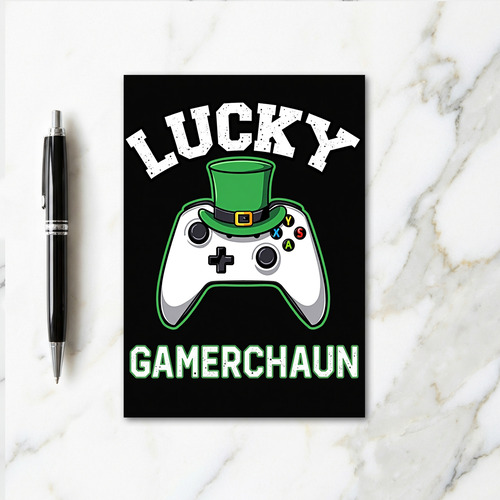 Lucky Gamerchaun Fun Time Card