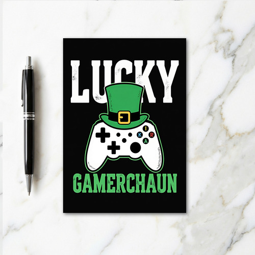 Lucky Gamerchaun St Patricks Card