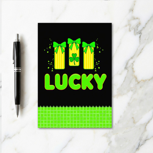 Lucky Gift Boxes Card