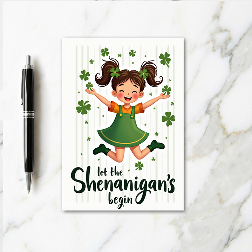 Lucky Girl Celebration Card