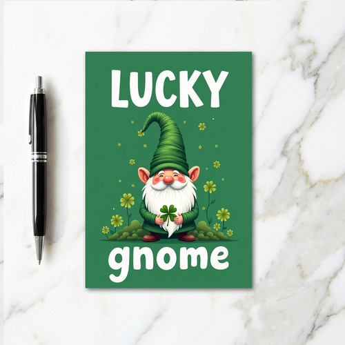 Lucky Gnome Card