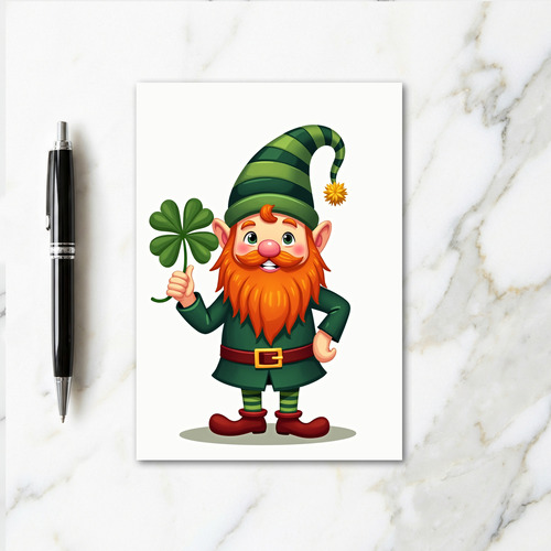 Lucky Gnome Celebration Card