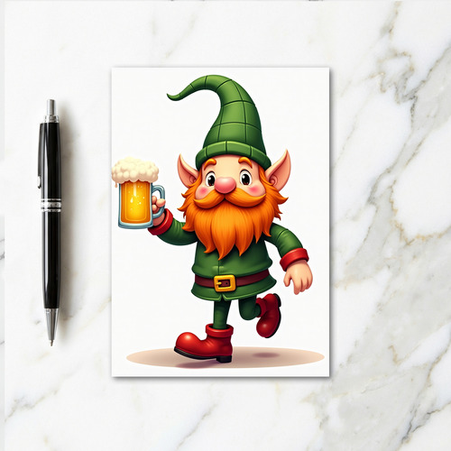Lucky Gnome Cheers Card