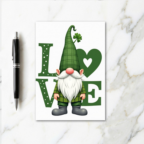 Lucky Gnome Love Card