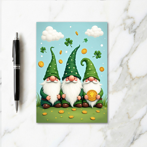 Lucky Gnome Springtime Fun Card