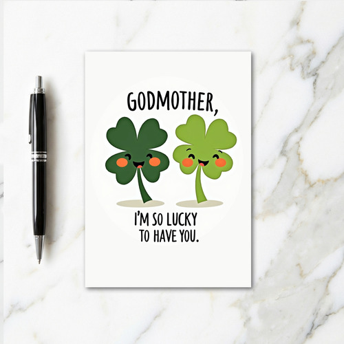 Lucky Godmother Greeting Card