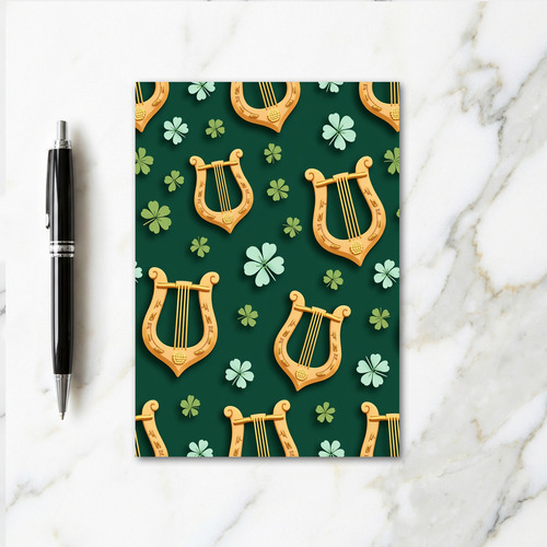 Lucky Golden Harps Pattern Card