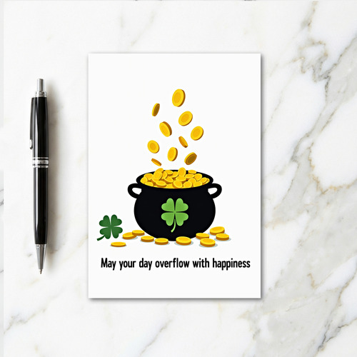 Lucky Golden Overflow Card