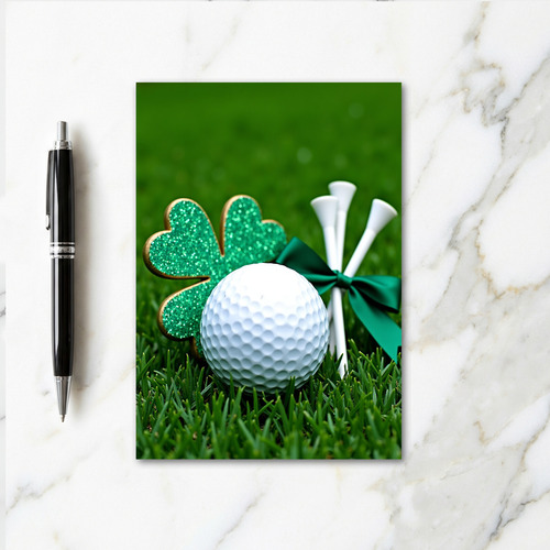 Lucky Golf Day Greeting Card
