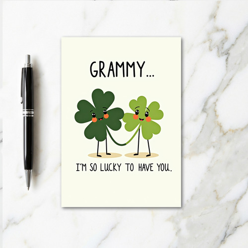 Lucky Grammy Love You Card