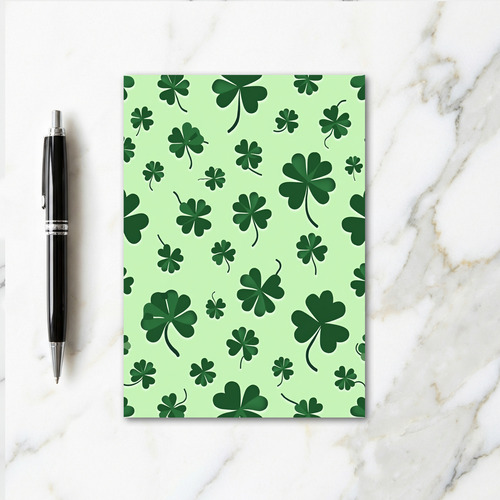 Lucky Green Clover Card