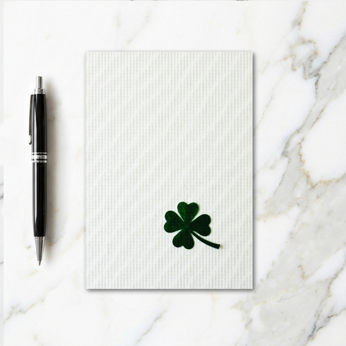 Lucky Green Clover Felt Card