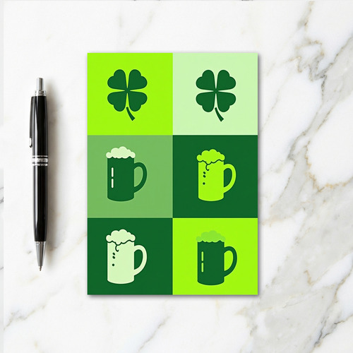 Lucky Green Mugs Art Card