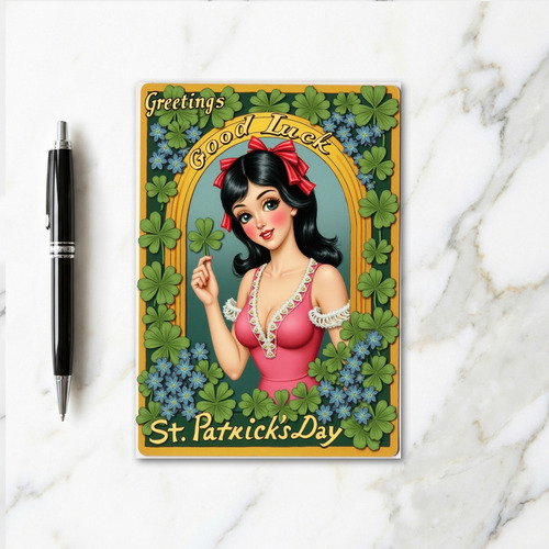 Lucky Greetings St Patricks Day Card