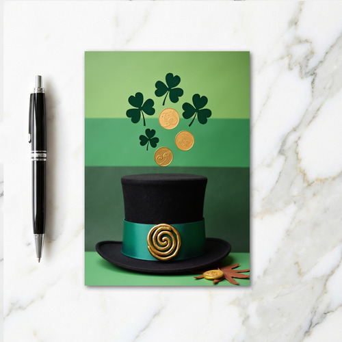 Lucky Hat Celebration Card
