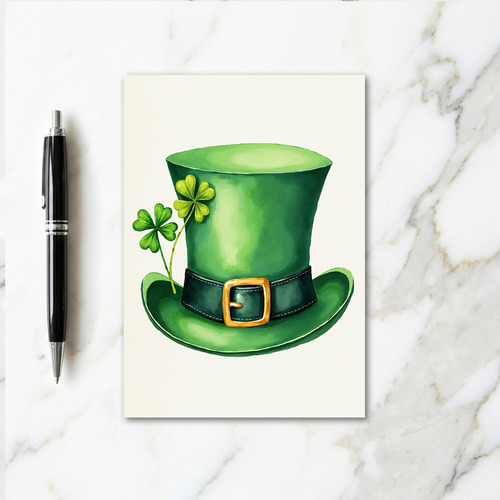 Lucky Hat Pattern Card
