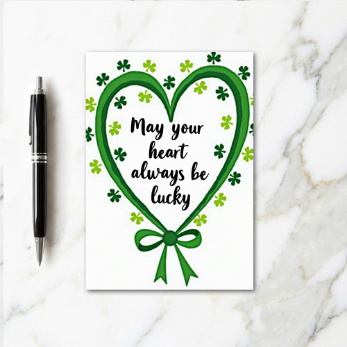 Lucky Heart Always Wish Card