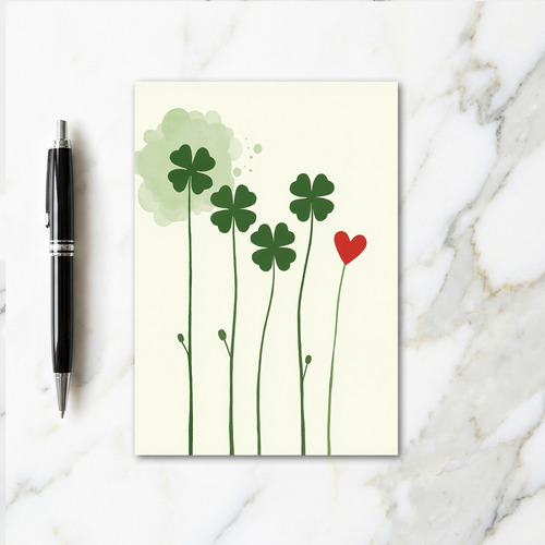 Lucky Heart Art Card