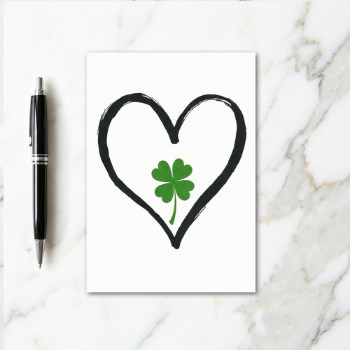 Lucky Heart Love Card