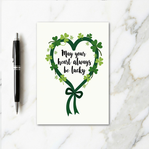 Lucky Heart Wishes For You Card