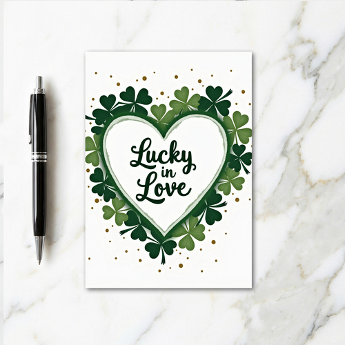 Lucky In Love Illustration Card